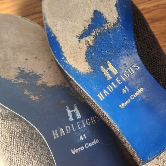 Hadleigh's Signature Logo Slip On Smoking Loafer - Picture 5 of 9